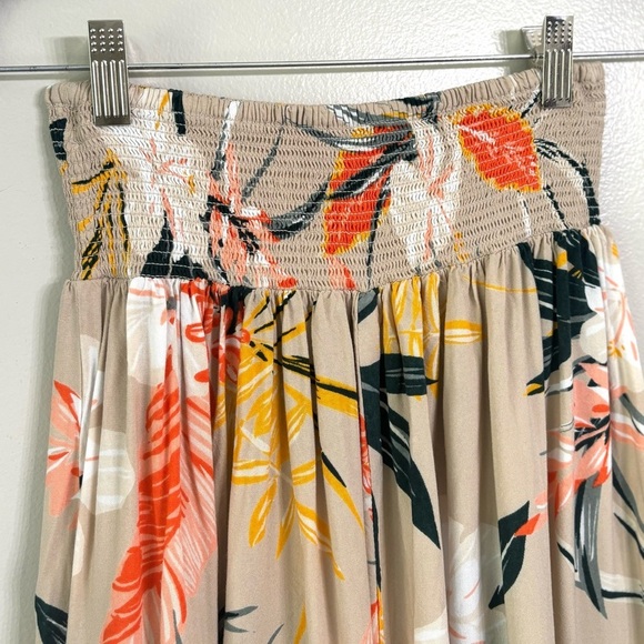 Patrons Of Peace Tan Tropical Skirt - Picture 3 of 8